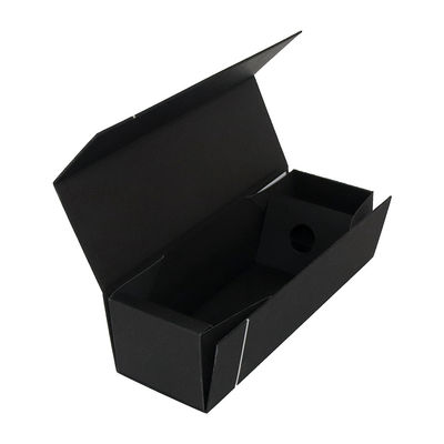 Vouwbaar Matt Black Wine Gift Packaging-Dozen Opvouwbaar Type