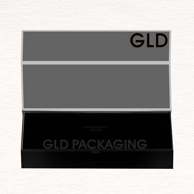 Magnetische Sluiting Grey Wine Gift Packaging Boxes met Scharnierend Deksel