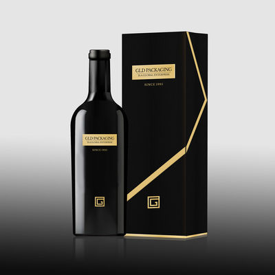 Zwart Karton Gerecycleerd OEM van Giftdozen Onthaal voor Alcoholische drank