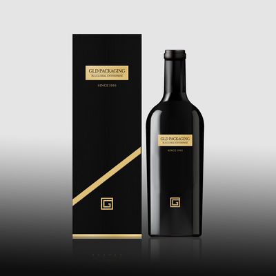 Zwart Karton Gerecycleerd OEM van Giftdozen Onthaal voor Alcoholische drank
