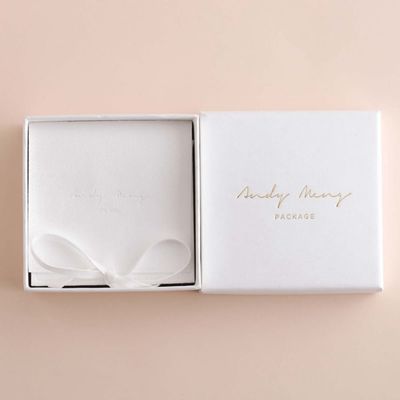 Multifunctionele Witte de Giftdozen van Douanejuwelen, Deksel en Basisdoos 9x9x3.5cm