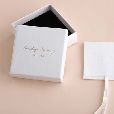 Multifunctionele Witte de Giftdozen van Douanejuwelen, Deksel en Basisdoos 9x9x3.5cm