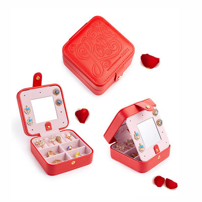 Van de de Juwelenorganisator van de Pantone het Kleur Gepersonaliseerde Reis Ontwerp van Anti Scratch Customizable