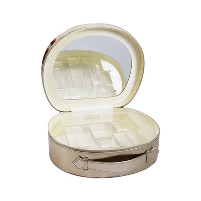 OEM Welkome Zippered Cirkelmake-uporganisator With Metal Plate