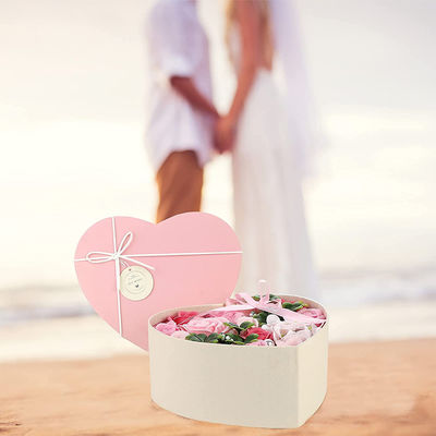 De Doos van de de Bloemgift van de hartvorm CMYK, de Doos van de Boeketopslag voor de Dag van Valentine