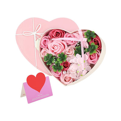 De Doos van de de Bloemgift van de hartvorm CMYK, de Doos van de Boeketopslag voor de Dag van Valentine