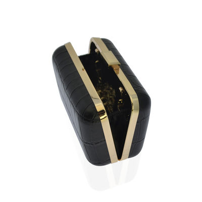 Comfortabel van de de Zakkrokodil van de Aanrakings Elegant Zwart Avond het Patroonpu Leer