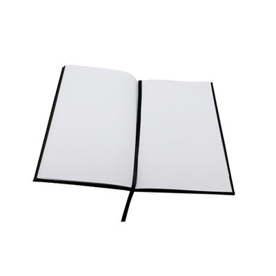 Veganistleer 80 Gebruik van het het Notitieboekje het Zwarte Bureau van bladenhardcover