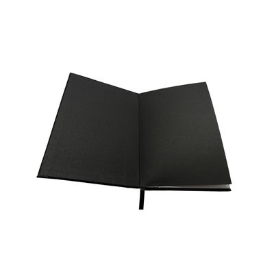 Veganistleer 80 Gebruik van het het Notitieboekje het Zwarte Bureau van bladenhardcover