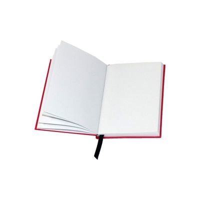 72 Aangepaste Embleem van Hardcover van bladen het Witte Blanco pagina's Notitieboekje