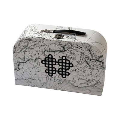 Van de de Opslagkoffer van de kaart belemmert de Decoratieve Herinnering de Giftdoos met Deksel